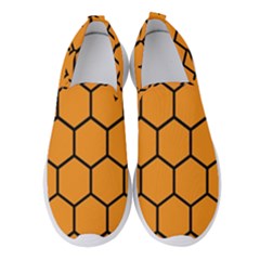 Honeycomb Women s Slip On Sneakers by nateshop
