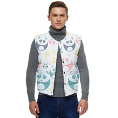 Pandas-panda Men s Short Button Up Puffer Vest	 by nateshop
