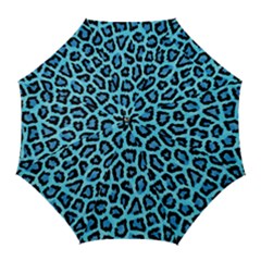 Paper-blue-tiger Golf Umbrellas by nateshop