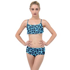 Paper-blue-tiger Layered Top Bikini Set by nateshop