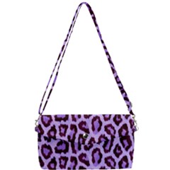 Paper-purple-tiger Removable Strap Clutch Bag by nateshop