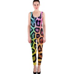 Paper-ranbow-tiger One Piece Catsuit by nateshop