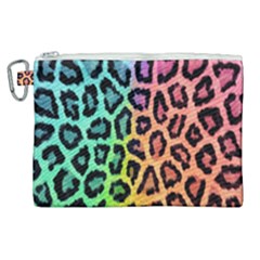 Paper-ranbow-tiger Canvas Cosmetic Bag (xl) by nateshop