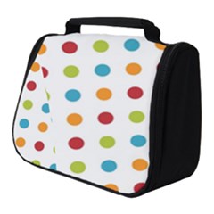 Polka-dots Full Print Travel Pouch (small) by nateshop