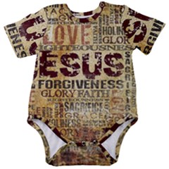  Jesus Baby Short Onesie Bodysuit by Christ