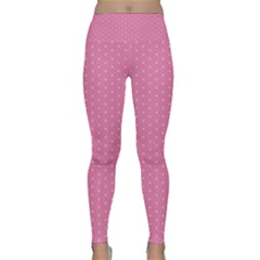 Seamless-pink Lightweight Velour Classic Yoga Leggings by nateshop