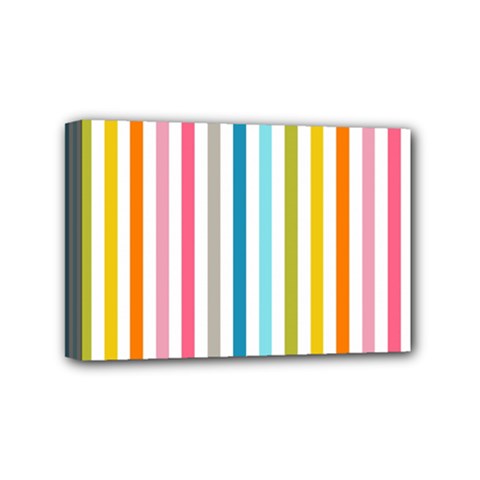 Stripes Mini Canvas 6  X 4  (stretched)