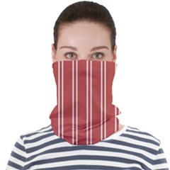 Stripes-red Face Seamless Bandana (adult) by nateshop