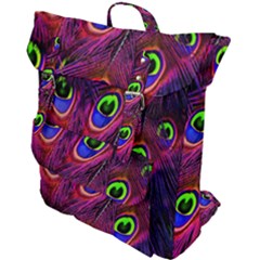 Peacock-feathers Buckle Up Backpack by nateshop