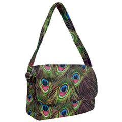 Peacock-army Courier Bag by nateshop