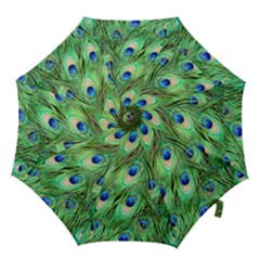 Peacock-green Hook Handle Umbrellas (large) by nateshop