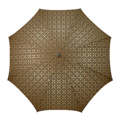 Background-chevron Chocolate Golf Umbrellas