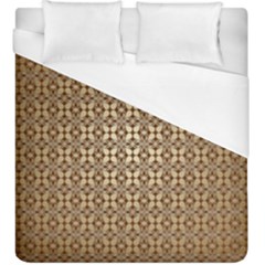 Background-chevron Chocolate Duvet Cover (King Size)