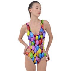 Candy Side Cut Out Swimsuit by nateshop