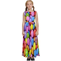 Candy Kids  Satin Sleeveless Maxi Dress by nateshop