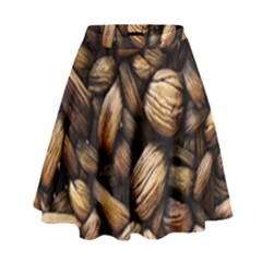 Coffe High Waist Skirt by nateshop