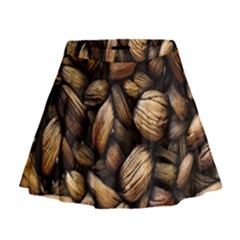 Coffe Mini Flare Skirt by nateshop