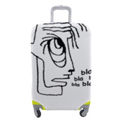 Cartoon Head Talking Drawing Tshrt Luggage Cover (small) by dflcprintsclothing