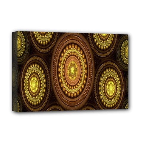 Fractal Deluxe Canvas 18  X 12  (stretched) by nateshop