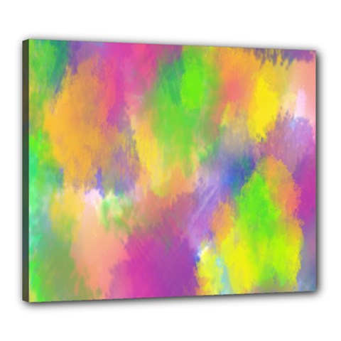Abstract-calarfull Canvas 24  X 20  (stretched)
