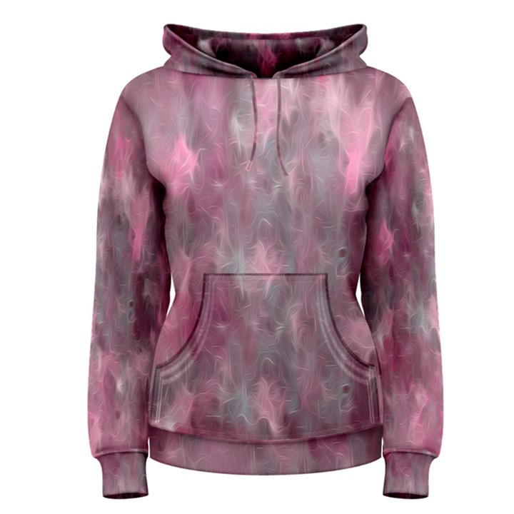 Abstract-pink Women s Pullover Hoodie
