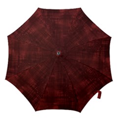 Background-maroon Hook Handle Umbrellas (large) by nateshop