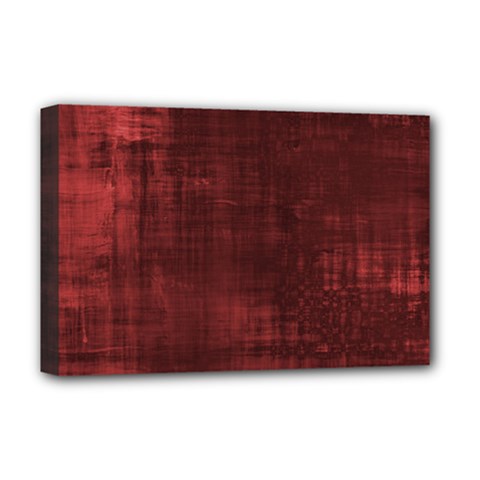 Background-maroon Deluxe Canvas 18  X 12  (stretched) by nateshop