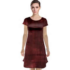 Background-maroon Cap Sleeve Nightdress by nateshop