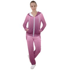 Background-pink Women s Tracksuit
