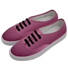 Background-pink Men s Classic Low Top Sneakers