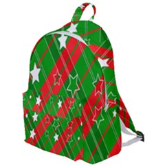 Background-green Red Star The Plain Backpack by nateshop