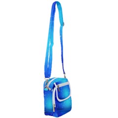 Background-blue Star Shoulder Strap Belt Bag by nateshop