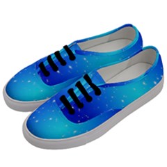 Background-blue Star Men s Classic Low Top Sneakers by nateshop