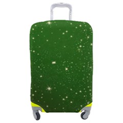 Background-star -green Luggage Cover (medium) by nateshop