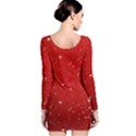 Background-star-red Long Sleeve Bodycon Dress View2