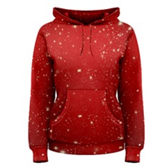 Background-star-red Women s Pullover Hoodie by nateshop