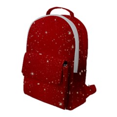 Background-star-red Flap Pocket Backpack (large) by nateshop