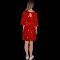 Background-star-red Velour Kimono Dress View4