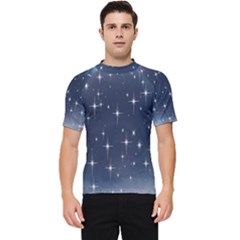 Background-star Men s Short Sleeve Rash Guard by nateshop