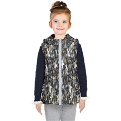 Background-star-white Gold Kids  Hooded Puffer Vest by nateshop