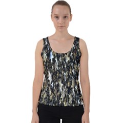 Background-star-white Gold Velvet Tank Top by nateshop