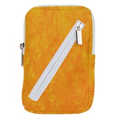 Background-yellow Belt Pouch Bag (small) by nateshop