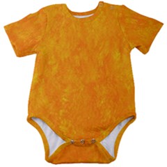 Background-yellow Baby Short Sleeve Onesie Bodysuit by nateshop