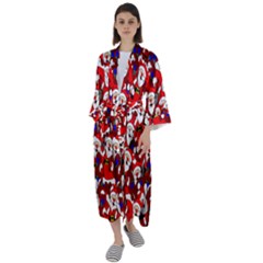 Nicholas Maxi Satin Kimono by nateshop
