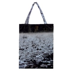  Rain Drops Water Liquid  Classic Tote Bag by artworkshop