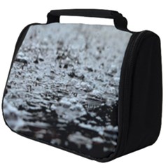  Rain Drops Water Liquid  Full Print Travel Pouch (big) by artworkshop