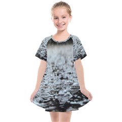  Rain Drops Water Liquid  Kids  Smock Dress by artworkshop