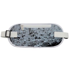  Rain Drops Water Liquid  Rounded Waist Pouch by artworkshop