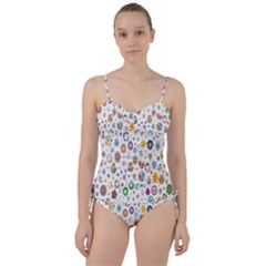  Background Chromatic Colorful Sweetheart Tankini Set