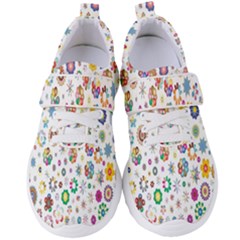  Background Chromatic Colorful Women s Velcro Strap Shoes by artworkshop